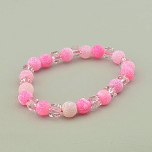 картинка Браслет 'SUNSTONES' Агат Чешский хрусталь 18 см от магазина Wolves