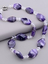 картинка Бусы Аметист Чешский хрусталь 52 см от магазина Wolves