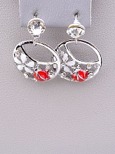 картинка Серьги 'Fashion' Сrystal Эмаль от магазина Wolves