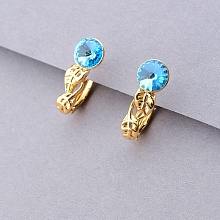 картинка Серьги 'XUPING' Swarovski (позолота 18к) от магазина Wolves