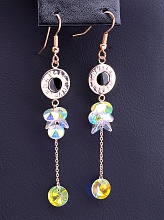 картинка Серьги 'Fashion' Сrystal (позолота 18к) от магазина Wolves