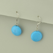 картинка Серьги 'SUNSTONES' Бирюза от магазина Wolves