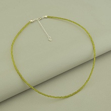 картинка Бусы 'SUNSTONES' Шпинель Серебро(925) 40 см от магазина Wolves