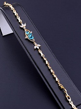 картинка Браслет 'XUPING' Фианит 17 см (позолота 18к) от магазина Wolves