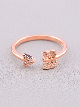 картинка Кольцо 'FJ' Сrystal Бижутерный сплав от магазина Wolves