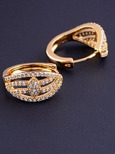 картинка Серьги 'XUPING' Фианит  (позолота 18к) от магазина Wolves