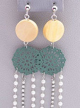 картинка Серьги 'Fashion' Сrystal Бижутерный сплав6 5 г от магазина Wolves