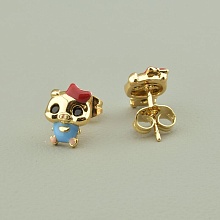 картинка Серьги 'XUPING' Эмаль (позолота 18к) от магазина Wolves