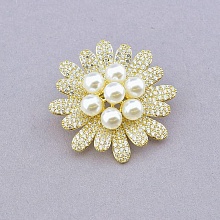 картинка Брошь 'XUPING' Майорка  (позолота 18к (лимонная)) от магазина Wolves