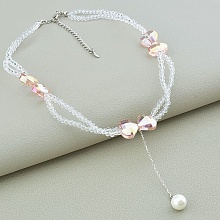 картинка Подвеска 'XUPING' Майорка 31 см (родий) от магазина Wolves