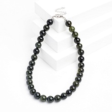 картинка Элитные Бусы Змеевик на карабине от магазина Wolves