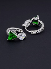 картинка Серьги 'XUPING' Фианит (родий) от магазина Wolves