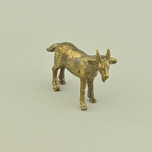 картинка Фигурка Коза Латунь от магазина Wolves