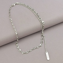 картинка Подвеска 'XUPING' 44 см (родий) от магазина Wolves