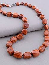 картинка Бусы Золотой Песок 52 см от магазина Wolves