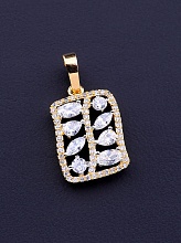 картинка Кулон 'XUPING' Фианит (позолота 18к) от магазина Wolves