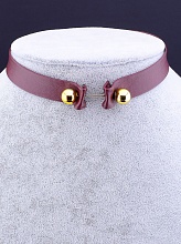 картинка Чокер 'FJ'  Эко кожа 30 см от магазина Wolves