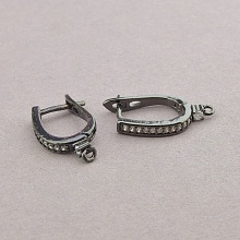 картинка Швензы Пара Фианит хром 17х2см от магазина Wolves