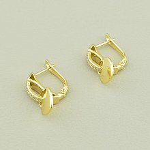 картинка Серьги 'XUPING' Фианит (позолота 18к (лимонная)) от магазина Wolves