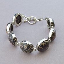 картинка Браслет Родонит 20 см от магазина Wolves