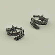 картинка Серьги 'XUPING' Фианит (хром) от магазина Wolves