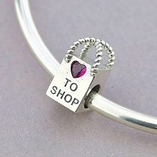 картинка Шарм 'Pandora style' Эмаль Серебро(925) от магазина Wolves