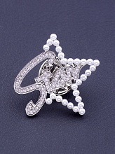 картинка Брошь 'XUPING' Майорка  (родий) от магазина Wolves