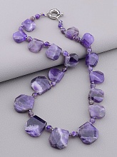 картинка Бусы Аметист 46 см от магазина Wolves