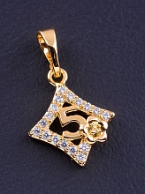 картинка Кулон 'XUPING' Фианит  (позолота 18к) от магазина Wolves