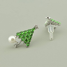 картинка Серьги 'XUPING' Майорка (родий) от магазина Wolves