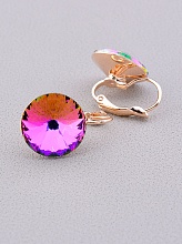 картинка Серьги 'Pataya' Фианит  (позолота 18к) от магазина Wolves