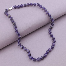 картинка Бусы 'SUNSTONES' Аметист Серебро(925) 47 см от магазина Wolves