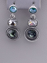 картинка Серьги 'Juleeze' Фианит (родий) от магазина Wolves