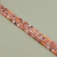 картинка Нитка Сердолик 40 см 6 5 мм (Без замка) от магазина Wolves