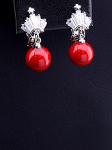 картинка Серьги 'Saiya' Майорка (родий) от магазина Wolves