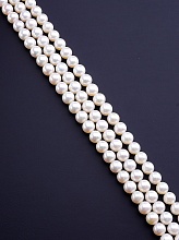 картинка Нитка Жемчуг 40 см 9 мм (Без замка) от магазина Wolves