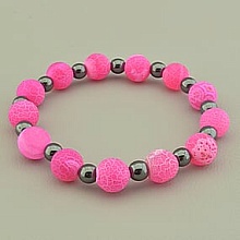 картинка Браслет 'SUNSTONES' Агат Гематит 19 см от магазина Wolves