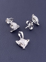 картинка Набор Фианит 'XUPING' (родий) от магазина Wolves