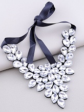 картинка Подвеска 'FJ' Фианит Ткань 60 см от магазина Wolves