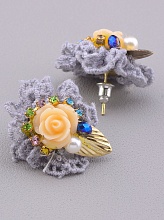 картинка Серьги 'Hand Made' Полимерная глина Бижутерный сплав4 9 г от магазина Wolves