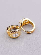 картинка Серьги 'XUPING' Фианит (позолота 18к) от магазина Wolves