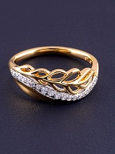 картинка Кольцо 'XUPING' Фианит (позолота 18к) от магазина Wolves