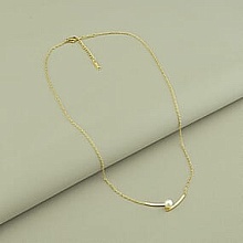 картинка Подвеска 'Stainless Steel' Майорка 44 см (позолота 18к (лимонная)) от магазина Wolves