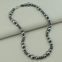 картинка Бусы из Гематита, складные 'SUNSTONES' 52 см от магазина Wolves