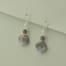 картинка Серьги Агат Чешский хрусталь от магазина Wolves