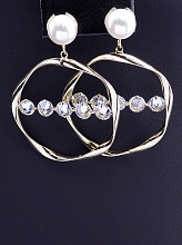 картинка Серьги 'FJ' Майорка Фианит от магазина Wolves