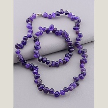 картинка Бусы+Браслет Аметист 50 см от магазина Wolves