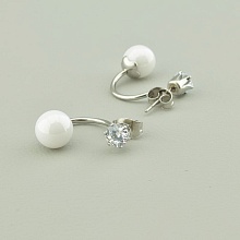 картинка Серьги 'XUPING' Фианит (родий) от магазина Wolves