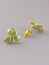 картинка Серьги 'Fashion' Майорка Бижутерный сплав4 8 г от магазина Wolves