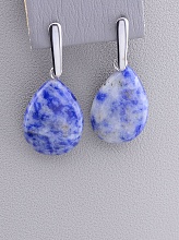 картинка Серьги 'Stainless Steel' Содалит от магазина Wolves